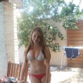 Hot teens with big tits in bikini