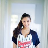 Hot brunette Gianna Dior show her beautiful ass and tits