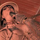 Hell4Slootz, Lena Moon - TS Lena Moon: Anal Gaping + Milk Enema - Evil Angel