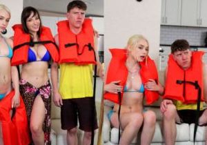 Lexi Luna,Scarlett Hampton - Family Canoe Trip Goes Wrong - My Family Pies